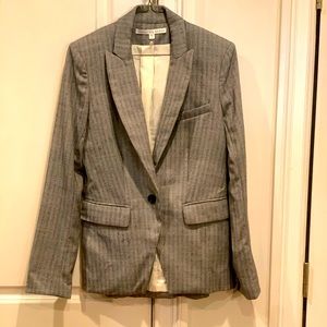 Veronica Beard herringbone wool (dickey) blazer
